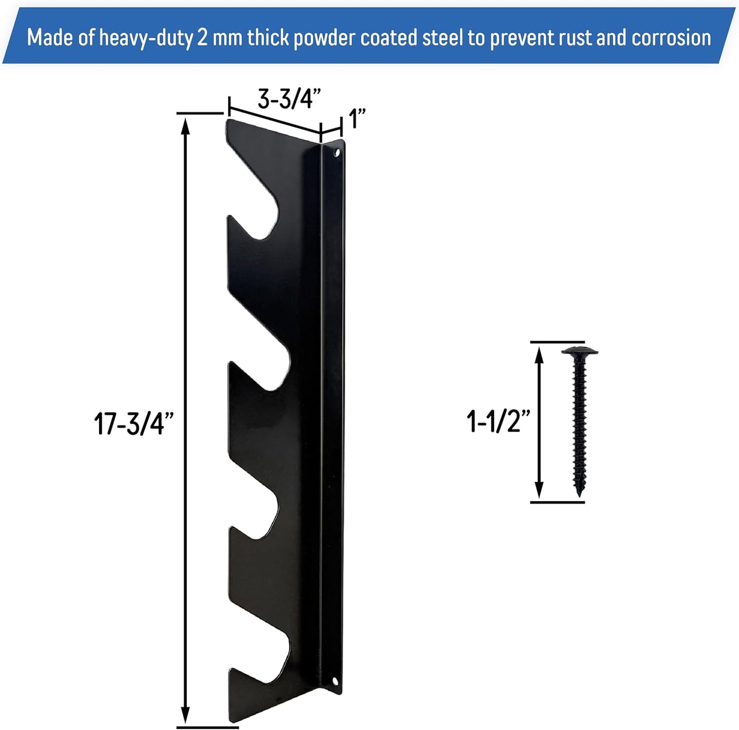 A.A Garage Tool Organizer Wall Mount, Shed Organization Racks, Garden 