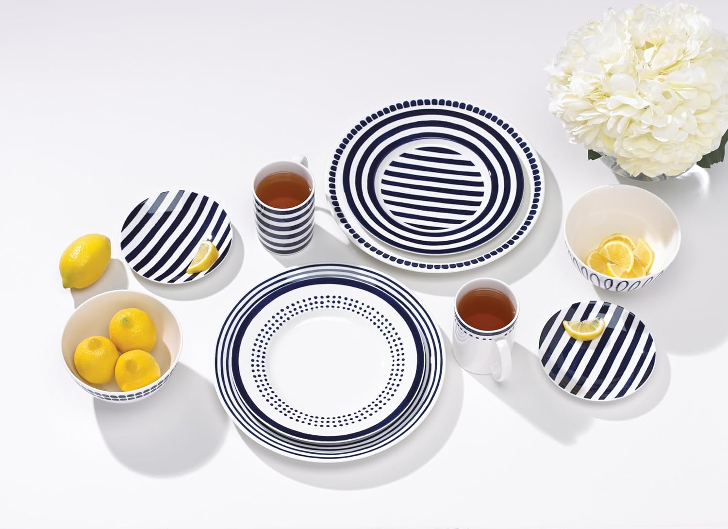 Kate Spade New York Charlotte Street West 16-Piece Dinnerware Set, 15.