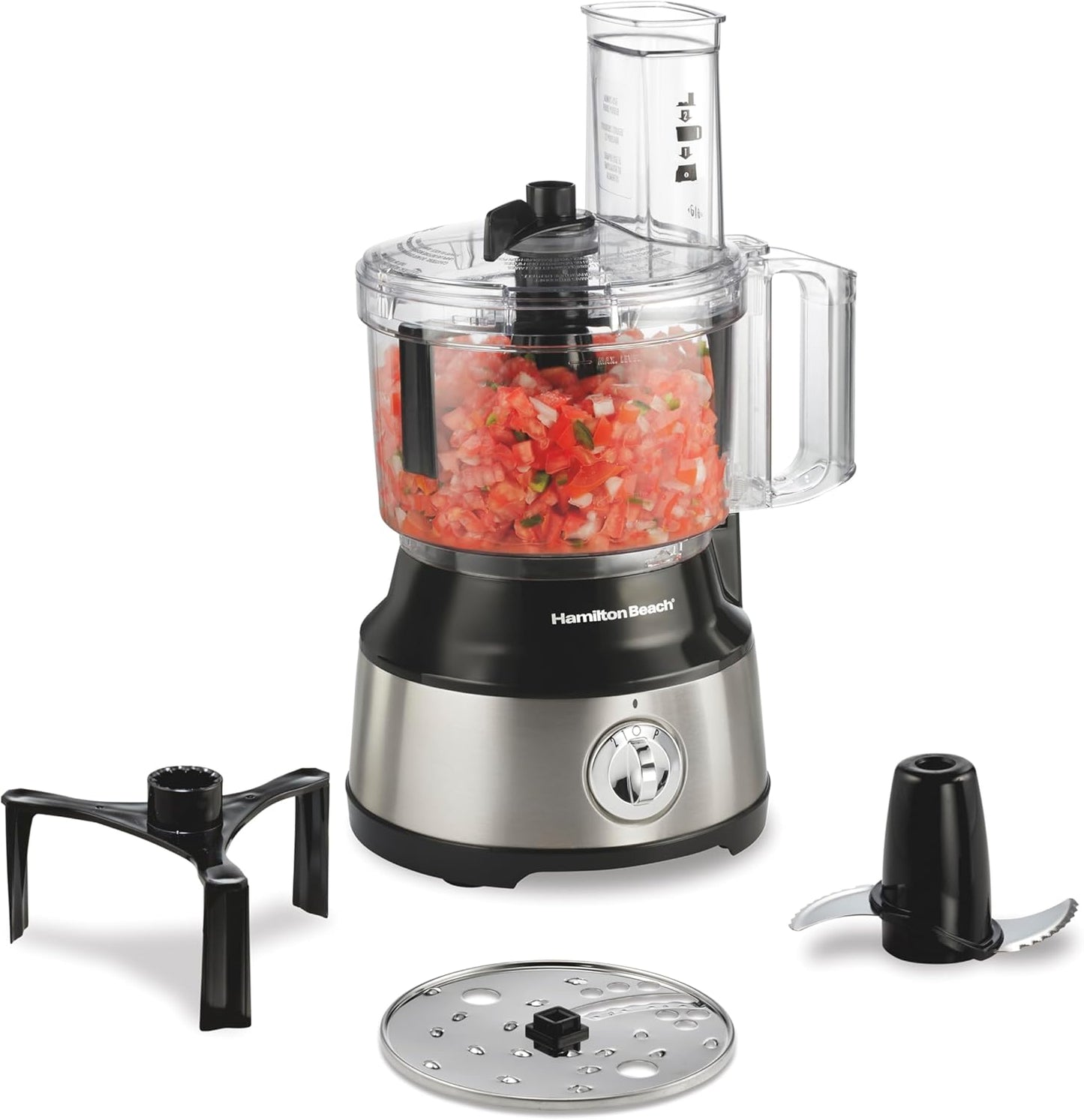 Hamilton Beach Food Processor & Vegetable Chopper for Slicing, Shreddi