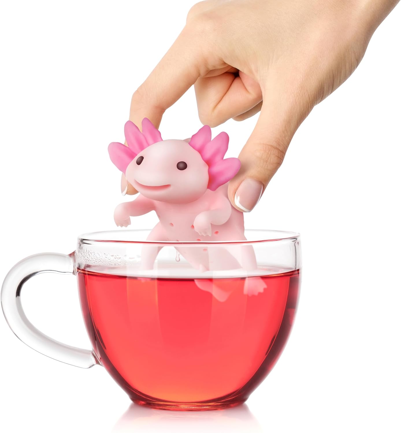 Genuine Fred RELAXOLOTL Tea Infuser, Cute Axolotl Design, For Loose Le