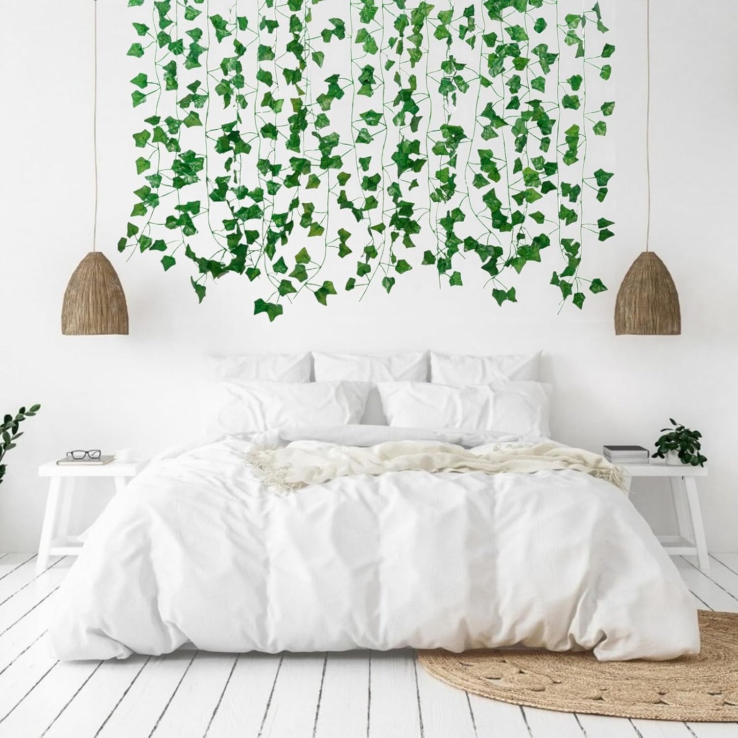 Fake Vines for Room Decor(12 Pack 84 Feet) Aesthetic Artificial Plant 