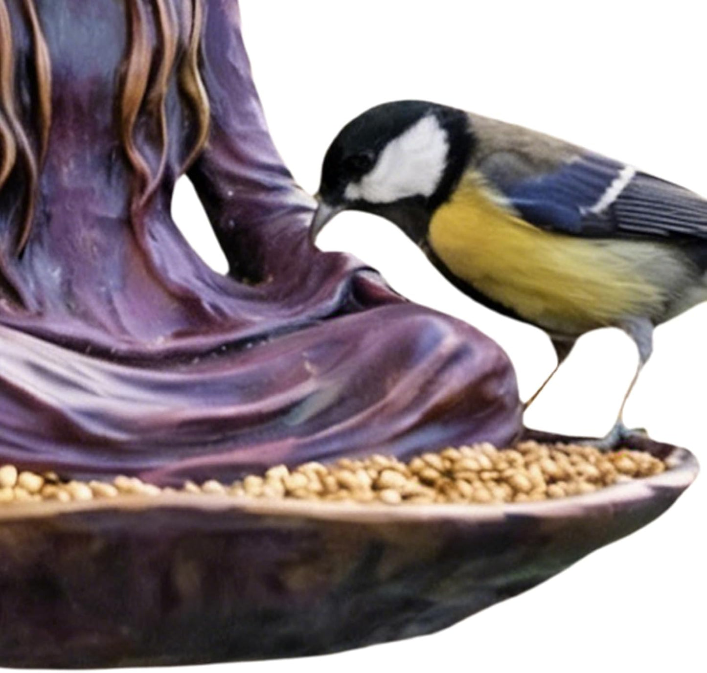 Bird Feeder - Weatherproof Hangable Funny Gadget,Outdoor Bird Feeder Food Station | for Finches Robins Sparrows Budgies Backyard Balcony Patio Terrace Tree Branches Eaves