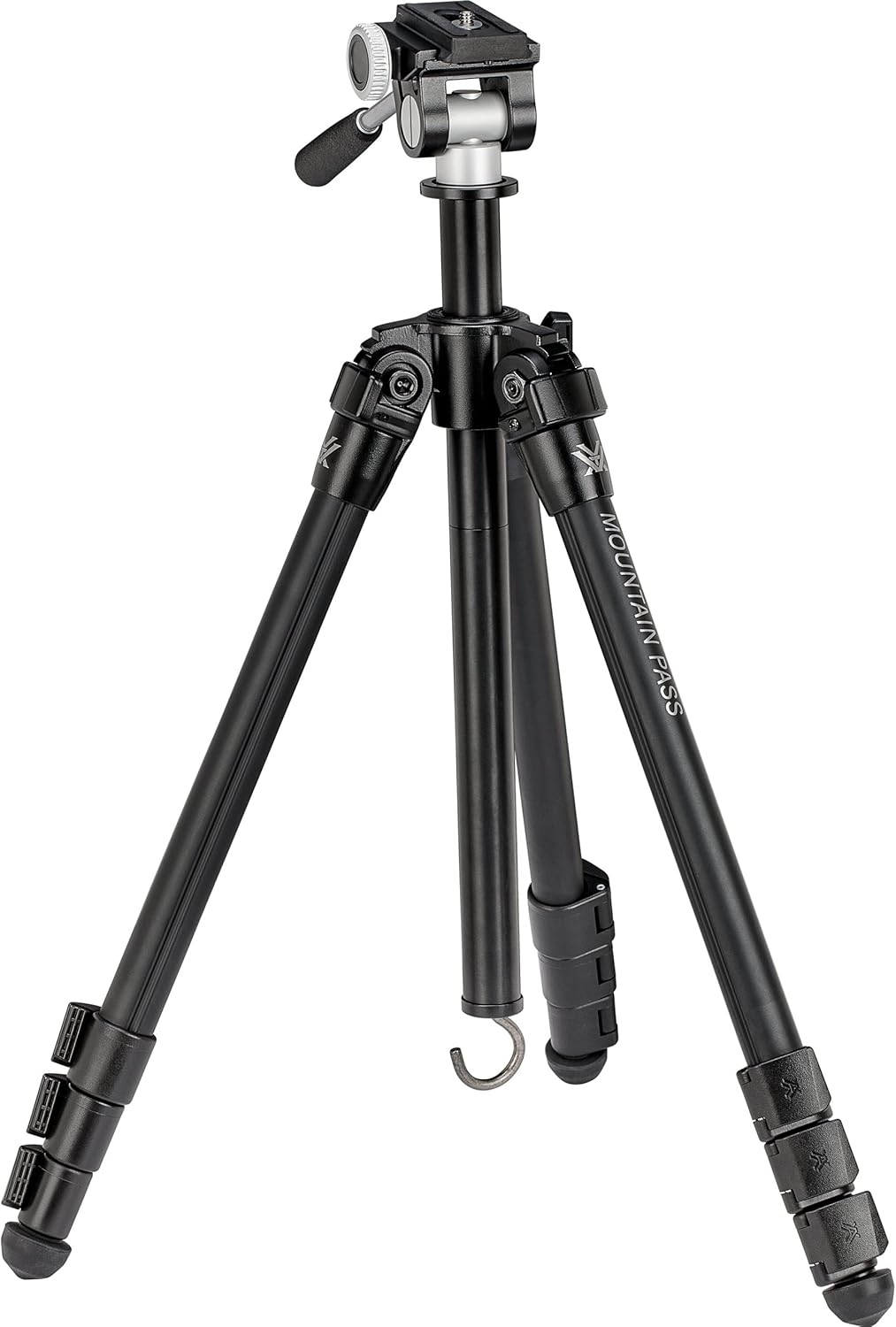 Vortex Optics Mountain Pass Tripod Kit - 2-Way Pan Head, 22 lb Max Loa