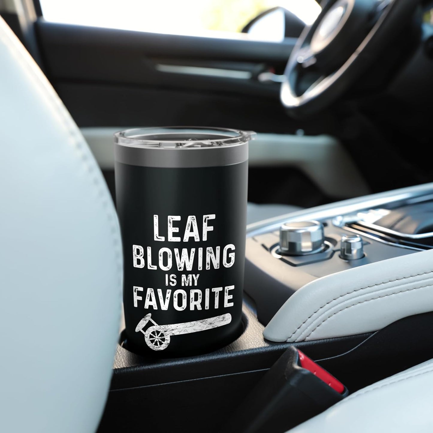 Leaf Blower Shirt Leaf Blowing For Men Work Yard Dad Funny Stainless Steel Insulated Tumbler