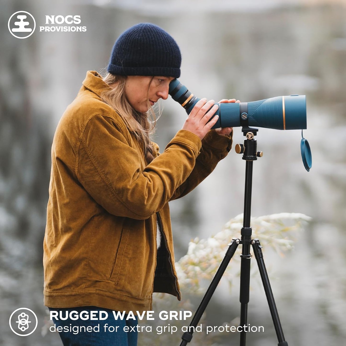 Nocs Provisions Long View 20-60x85mm Spotting Scope – Waterproof, Fogproof, Fully Multi-Coated Anti-Scratch Optics for Adults & Kids, Ideal for Wildlife & Landscape Viewing, Hunting & Outdoor Travel