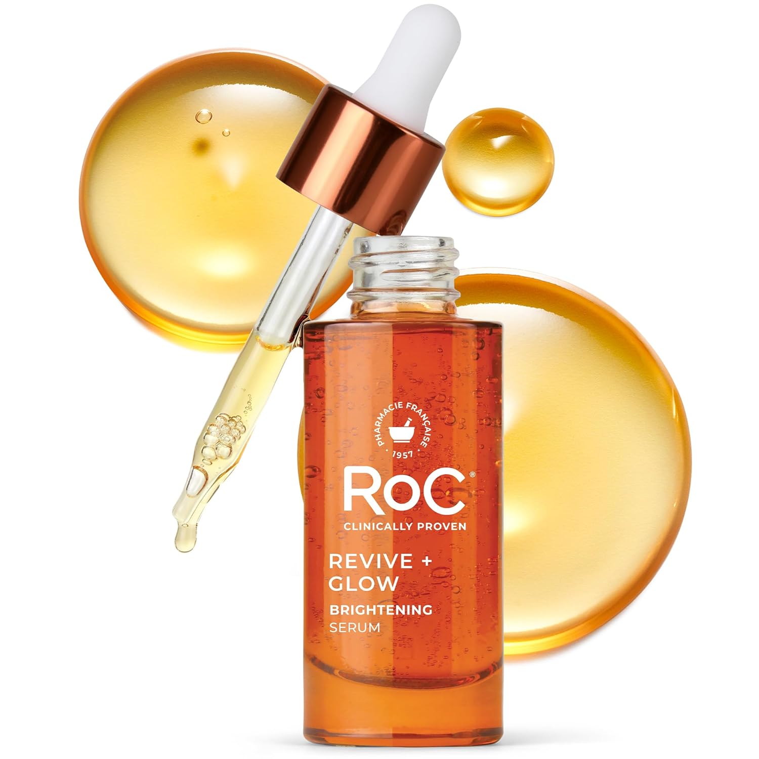 RoC Multi Correxion Revive + Glow 10% Active Vitamin C Serum for Face,