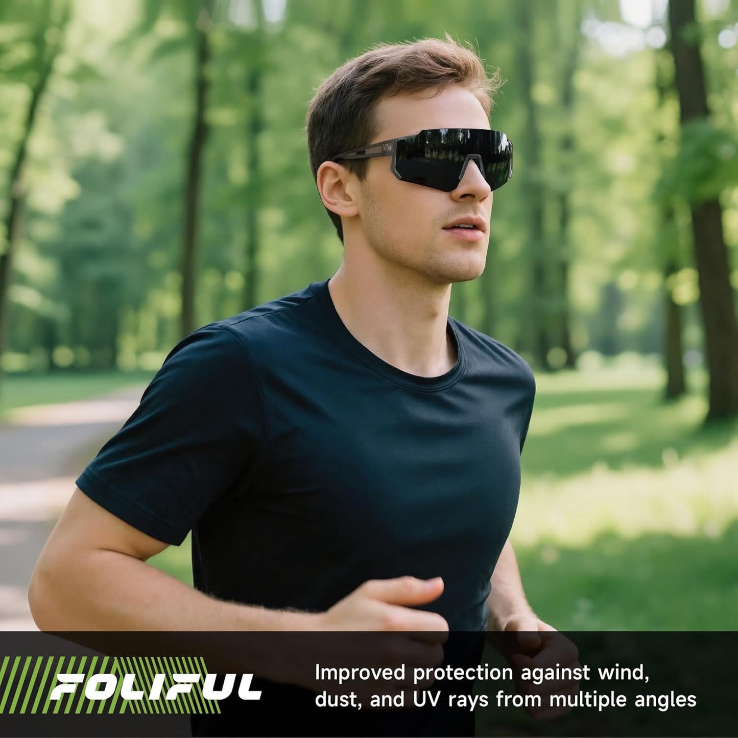 3 Pack Polarized Sunglasses for Men Women, Sports Mens Sunglasses with