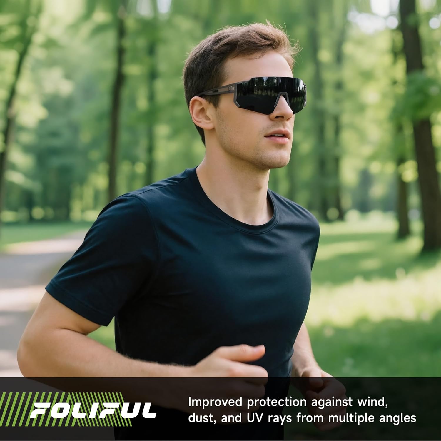 3 Pack Polarized Sunglasses for Men Women, Sports Mens Sunglasses with
