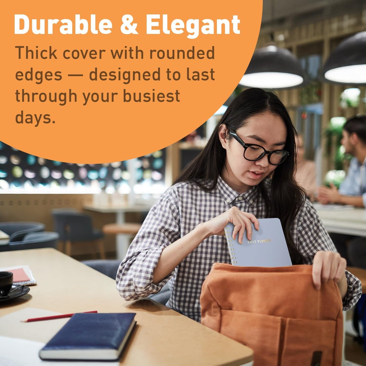 Sweetzer & Orange Daily Planner Notebook – Undated Two-Page Daily Layo