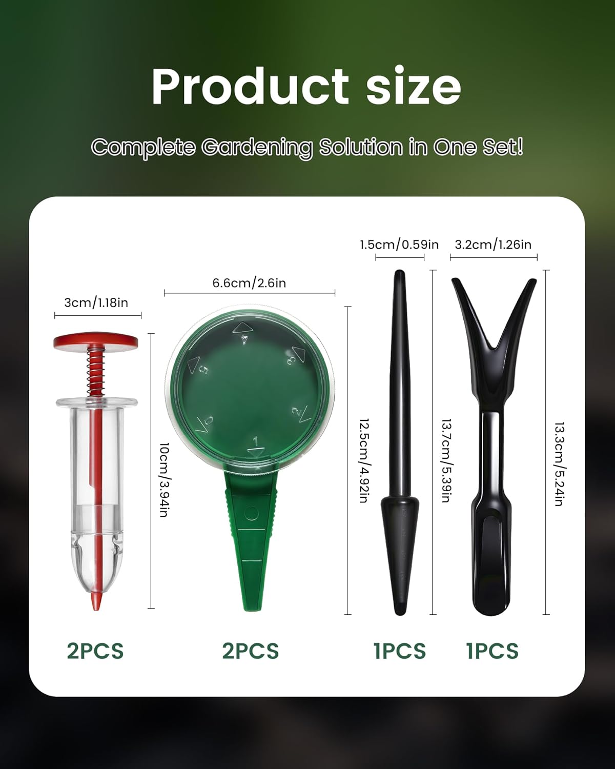 Mini Seed Spreader Set, Seed Planter Tool for Small Seed, Tiny Seed Di