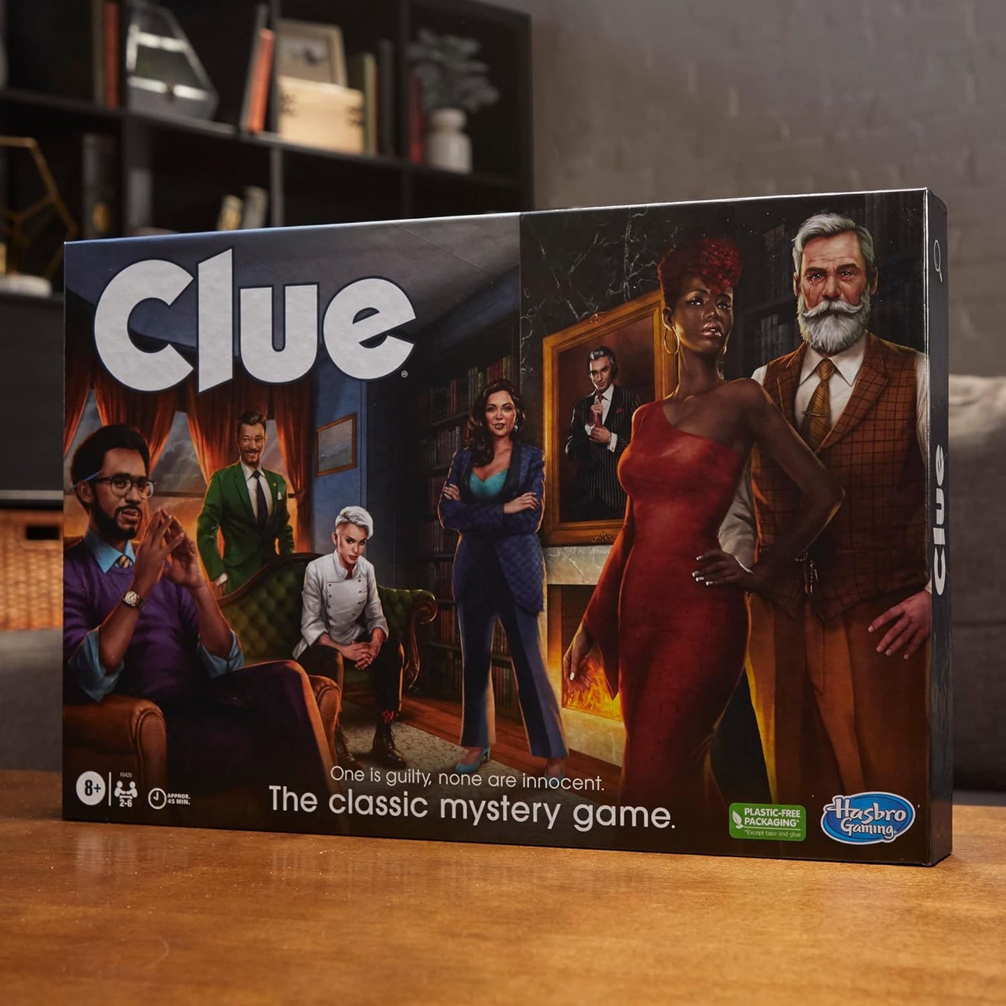 Clue Board Game for Ages 8 and Up, Reimagined Clue Game for 2-6 Player