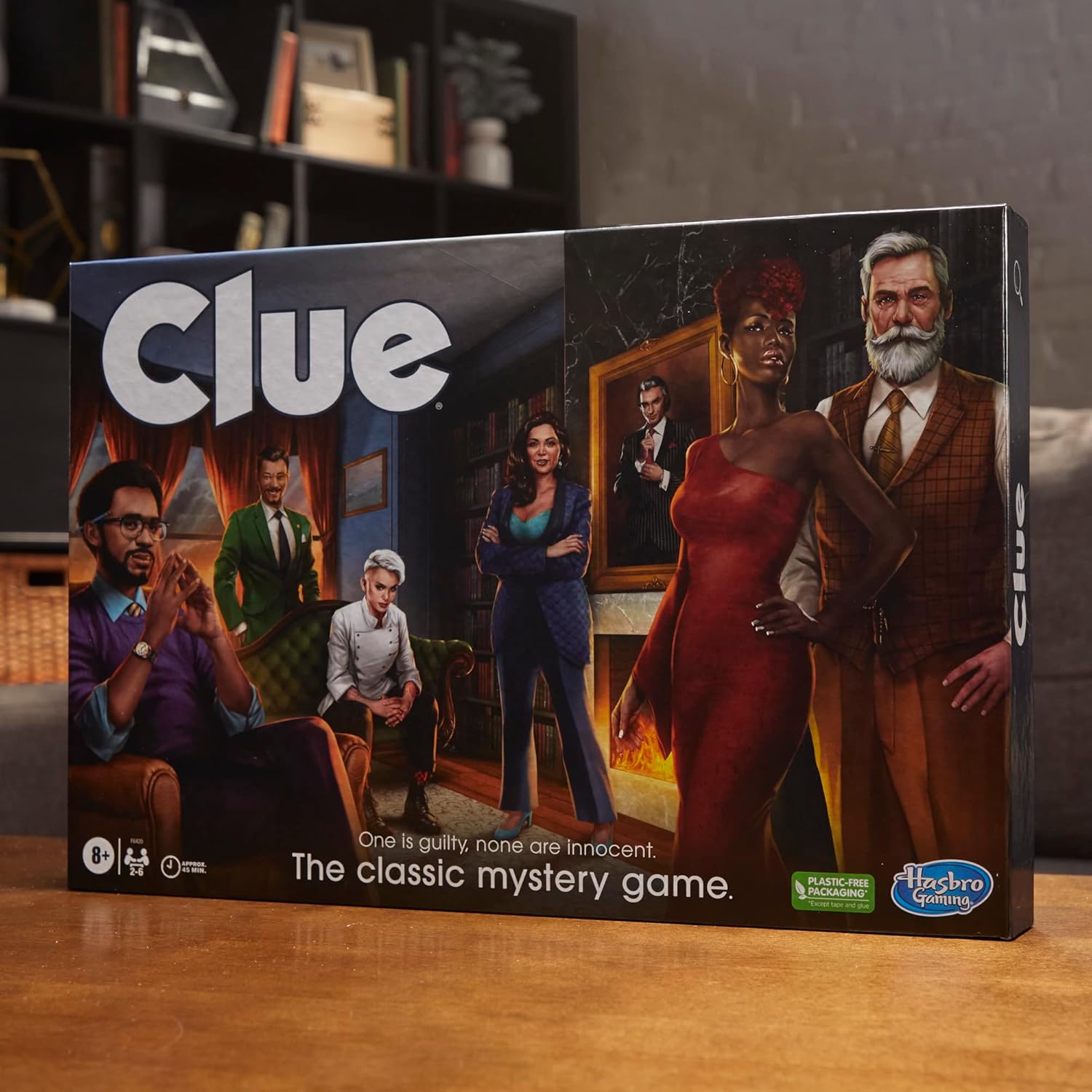 Clue Board Game for Ages 8 and Up, Reimagined Clue Game for 2-6 Player