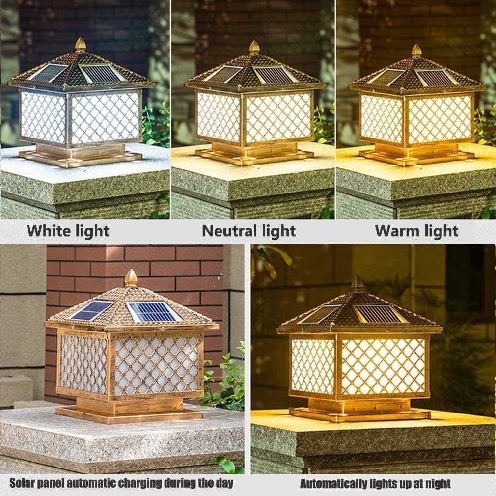 Outdoor Wall Lights European Antique External Patio Streetlight Solar 