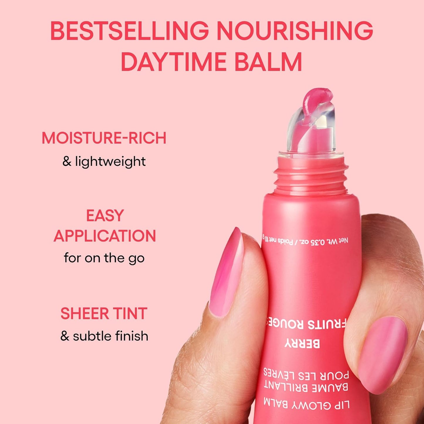 LANEIGE Lip Glowy Balm: Sheer Tinted Lip Moisturizer with Shea Butter,