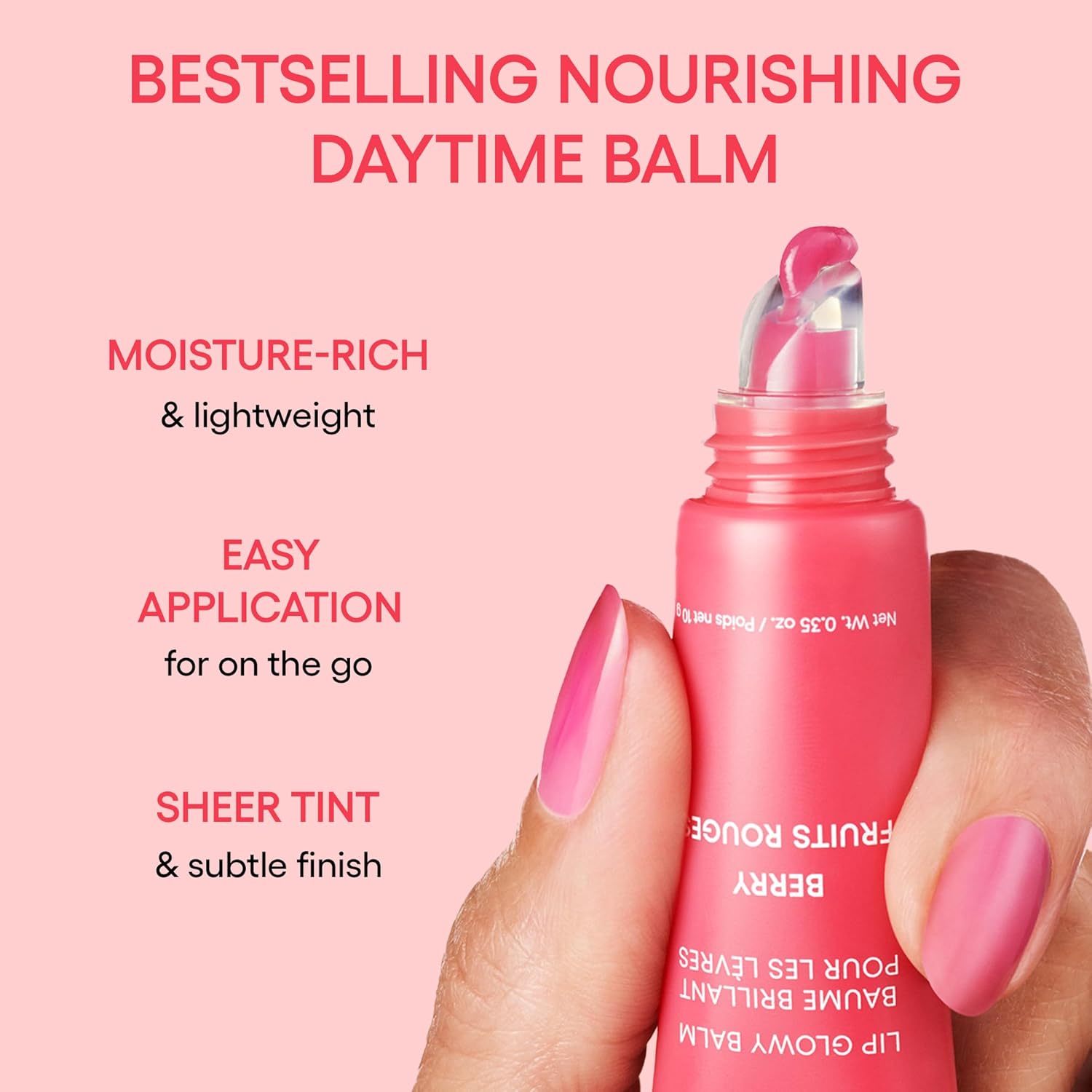 LANEIGE Lip Glowy Balm: Sheer Tinted Lip Moisturizer with Shea Butter,