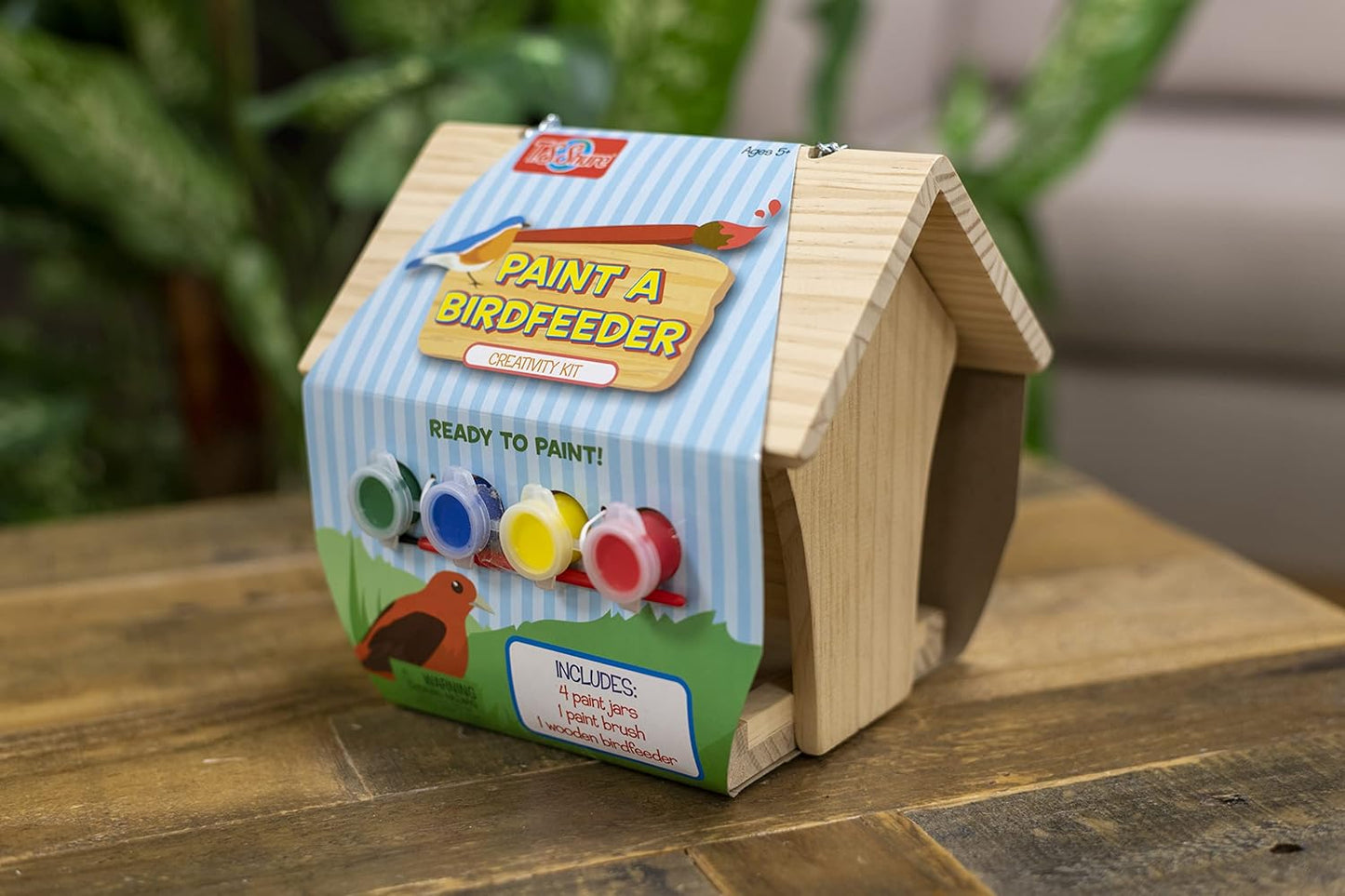 Bendon Paint A Bird Feeder Craftling Set with Paint Pods