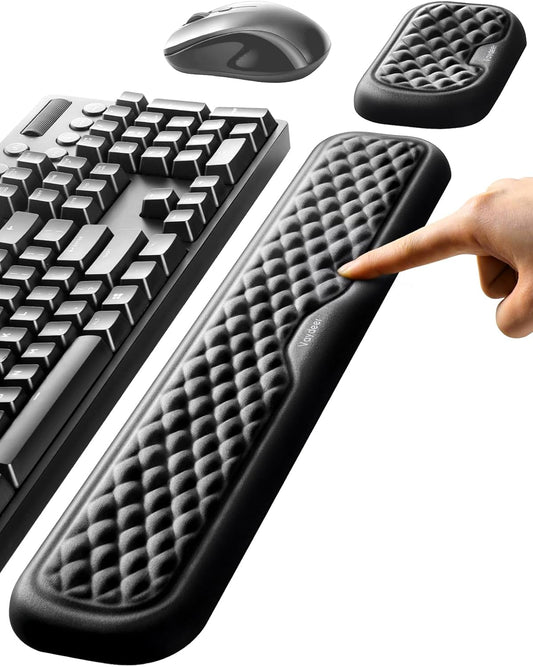 Vaydeer Wrist Rest for Keyboard and Mouse, Computer Ergonomic Wrist Su