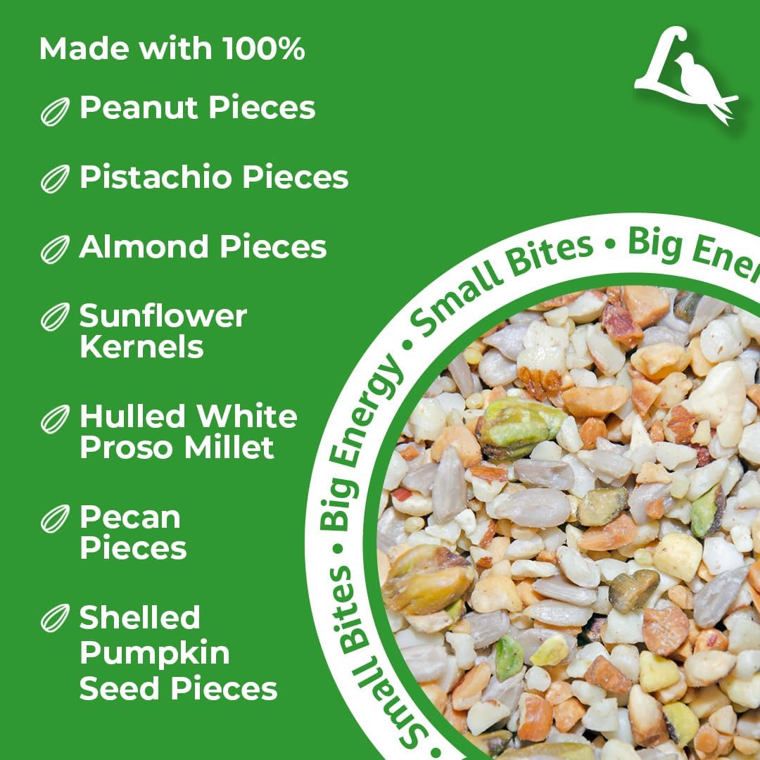 Lyric Peanut Pieces - Shelled Peanuts for Wild Birds 15 lb and Lyric F