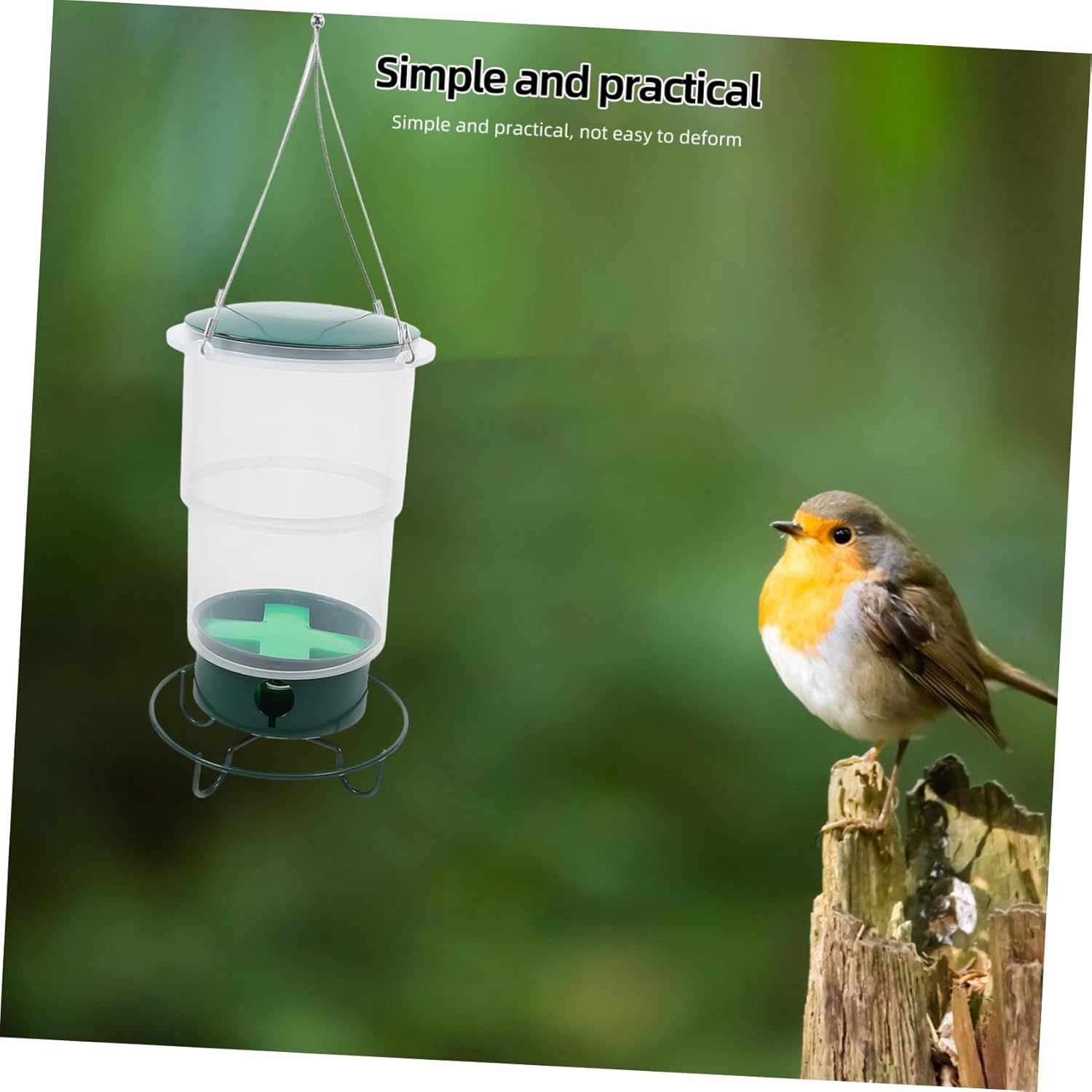 Milisten Garden Hummingbird Feeder with Decorative Durable Hanging Typ