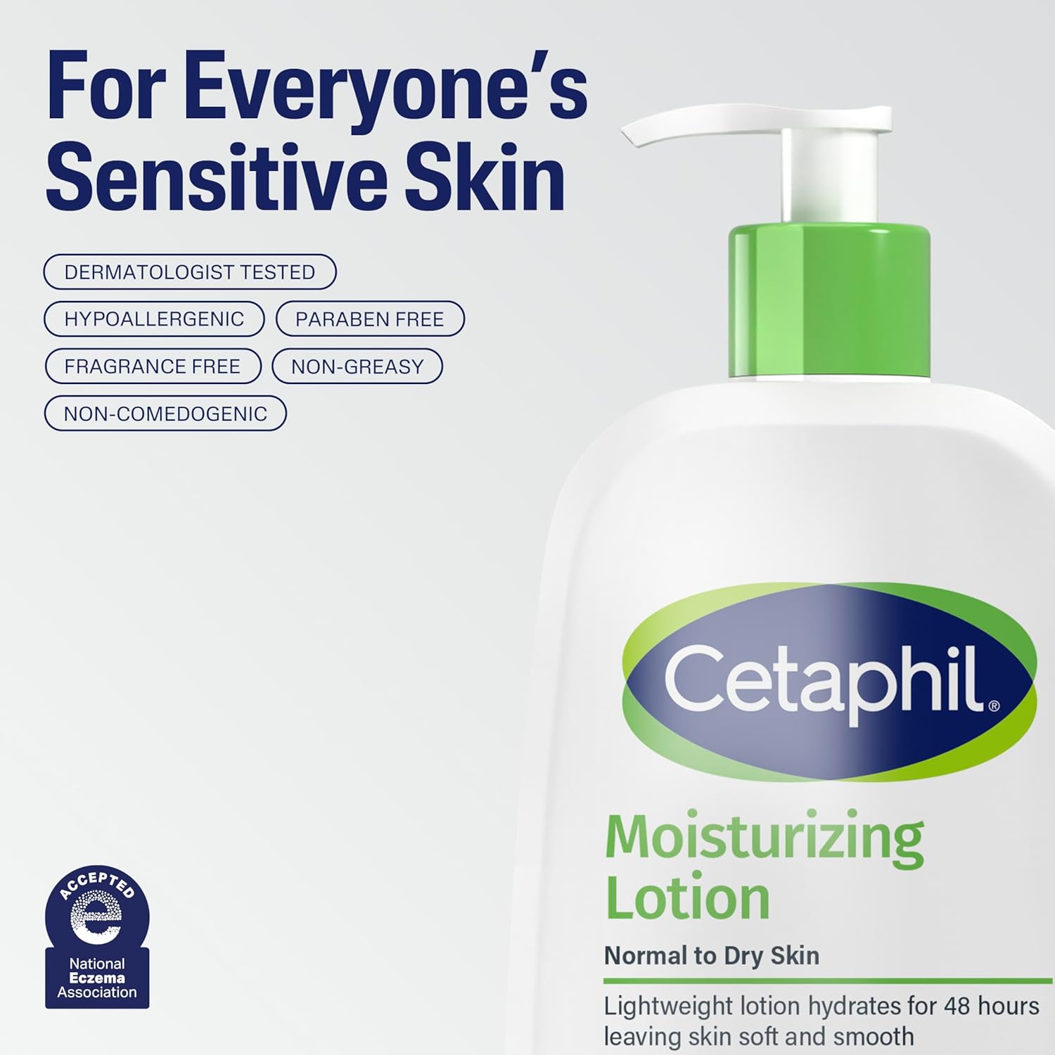 Cetaphil Face & Body Moisturizer, Hydrating Moisturizing Lotion for Al