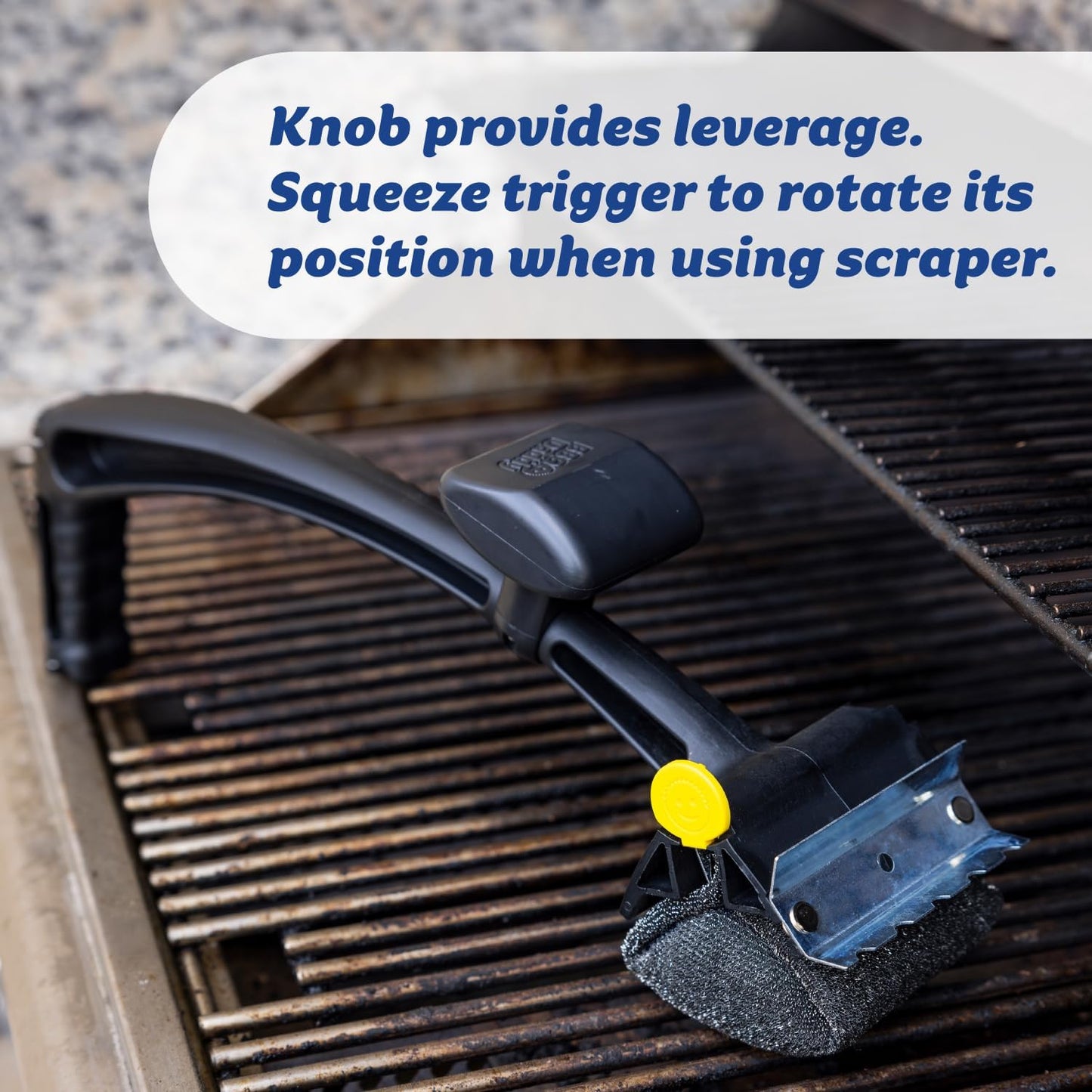 Scrub Daddy BBQ Daddy Grill Brush for Outdoor Grill - Bristle Free Gri