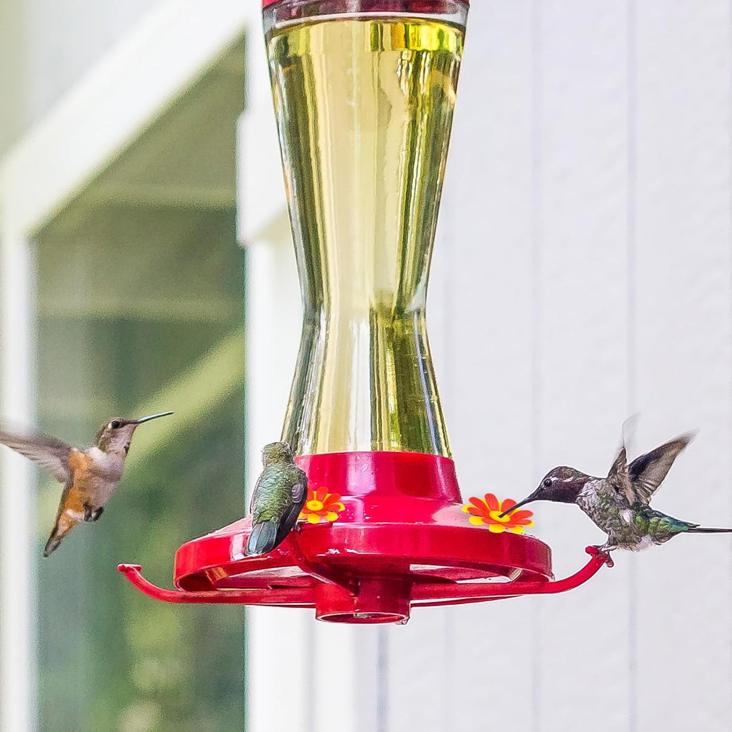 20pc Hummingbird Feeder Flowers & Cleaning Brushes - Hanging Hummingbi