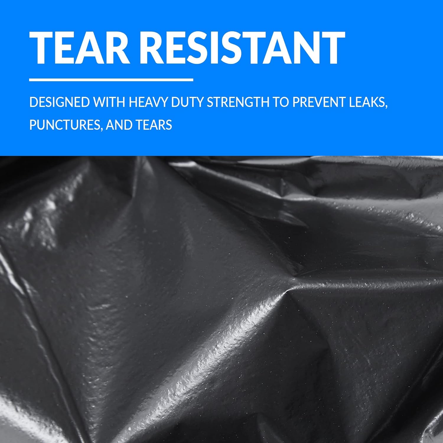 Reli. 55-60 Gallon Trash Bags Heavy Duty | 50 Bags | 50-60 Gallon | La