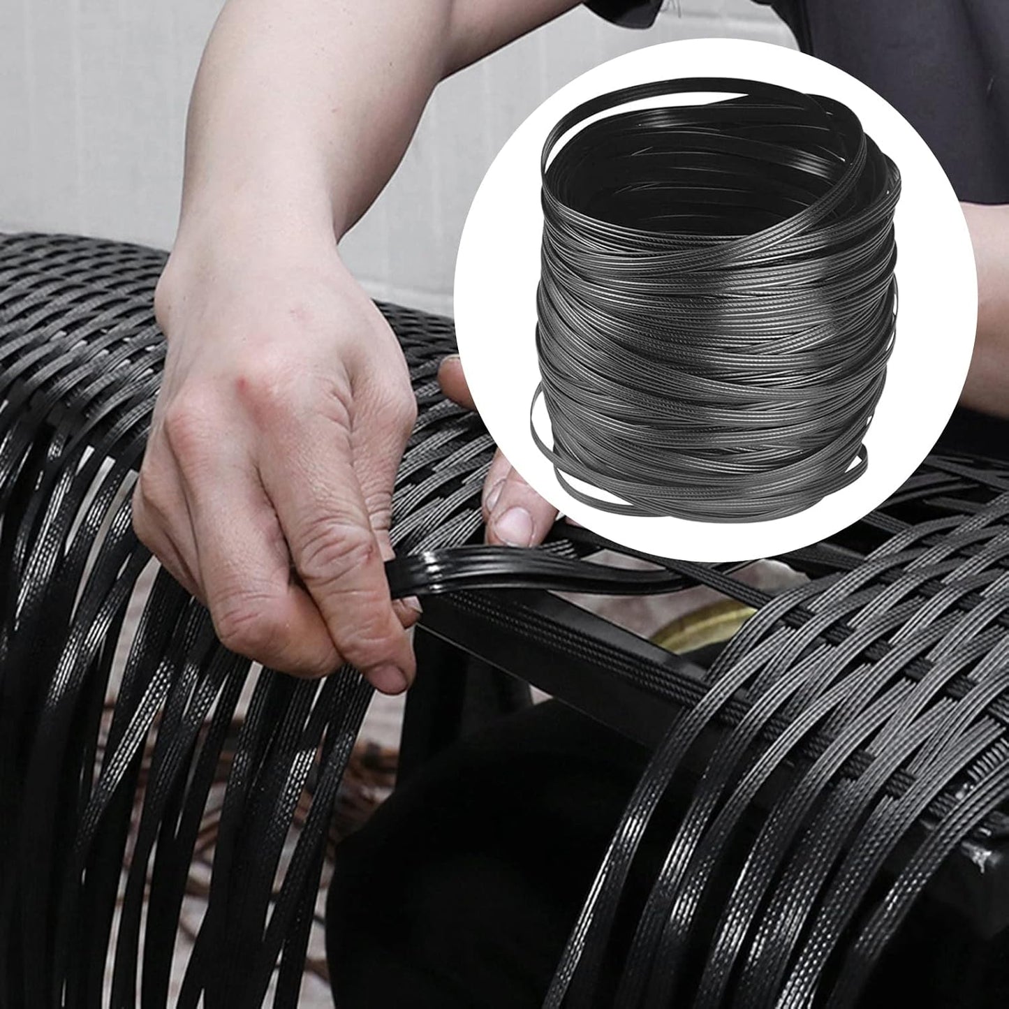 Eagles Wicker Repair Kit, 230Ft/70m Synthetic Rattan Repair Material W