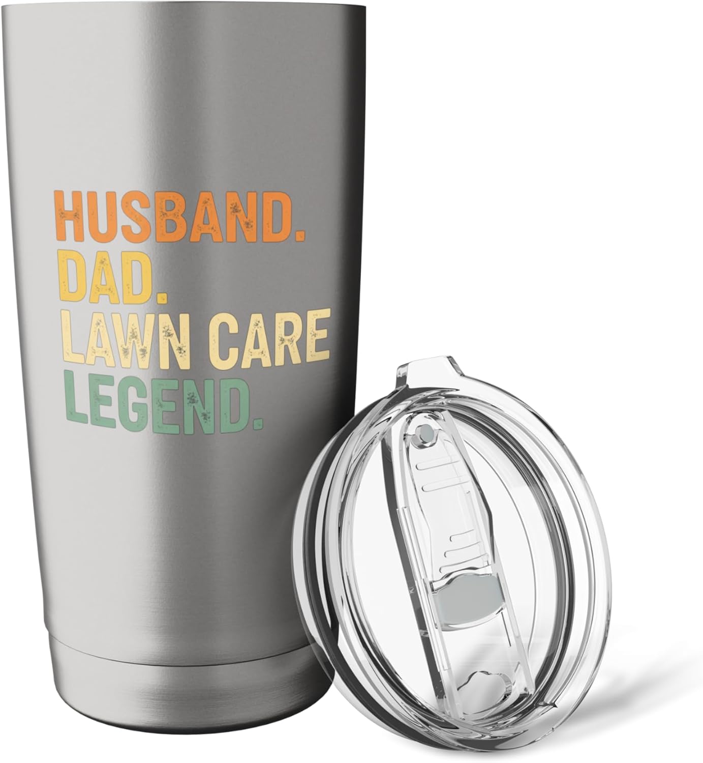 Husband Lawn Care Legend Funny Father's Day Present Stainless Steel Insulated Tumbler
