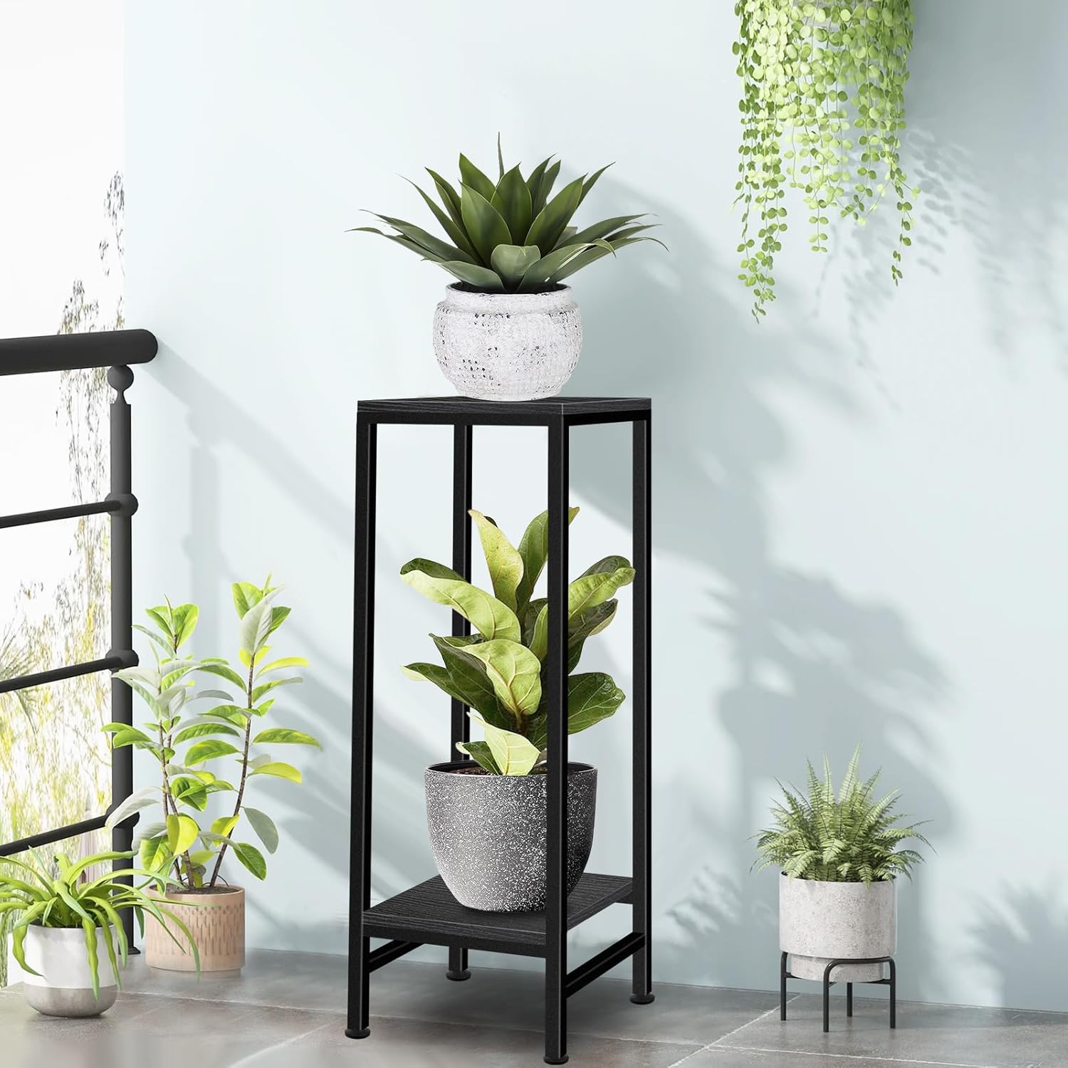 Plant Stand Indoor, Tall Plant stands for Indoor Outdoor Plants, 2 Tie