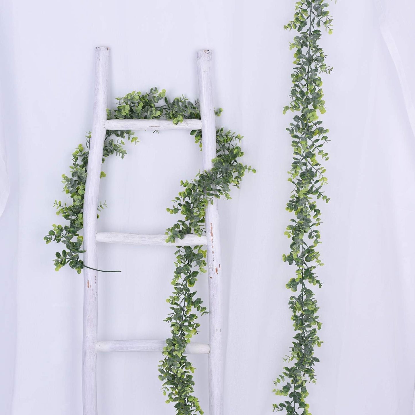 DearHouse Faux Eucalyptus Garland Plant, 2 Pack Artificial Vines Hangi