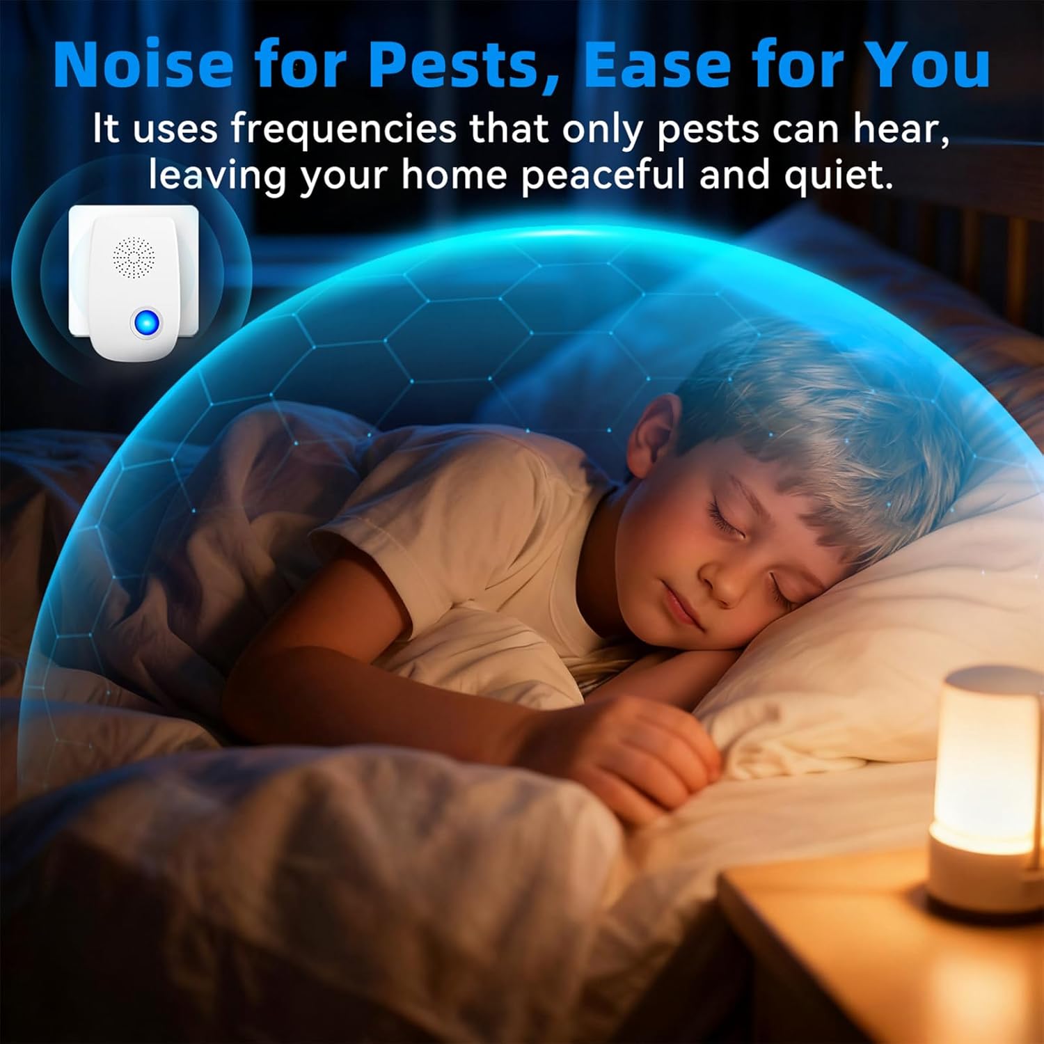 Upgraded Ultrasonic Repellent, Indoor Pest Repellent, Electronic Plug 