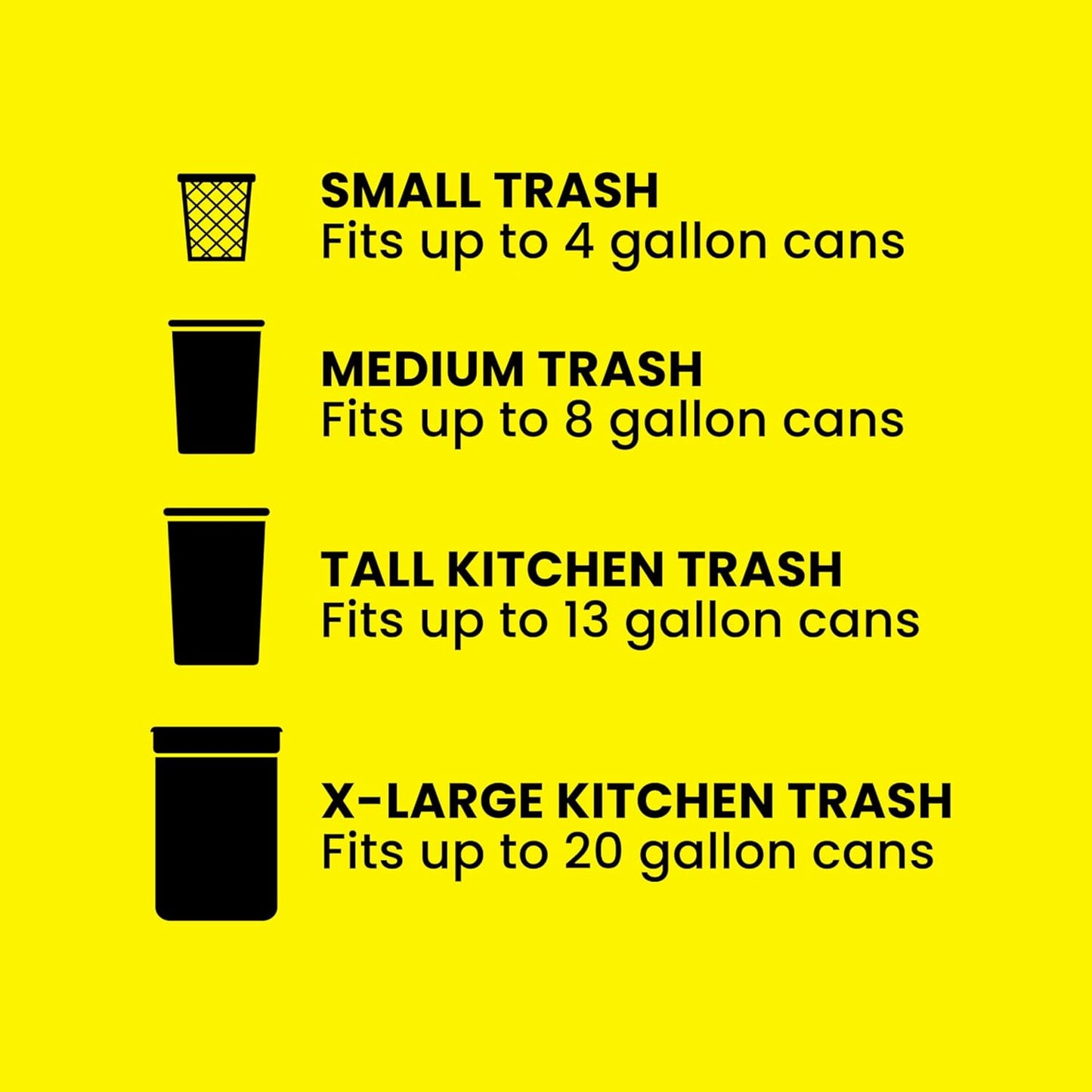 Glad ForceFlex MaxStrength XL Kitchen Trash Bags, 20 Gal, Fresh Clean,