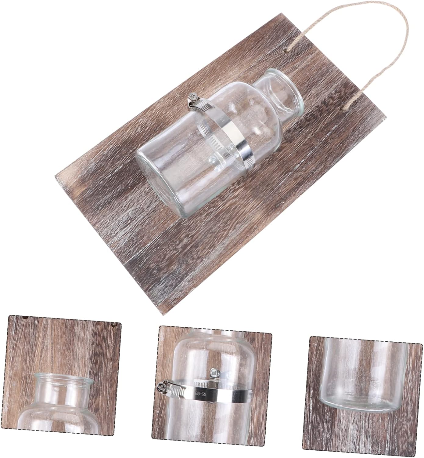 PRETYZOOM Creative Wall Vase Handcrafted Hanging Planter for Home Deco