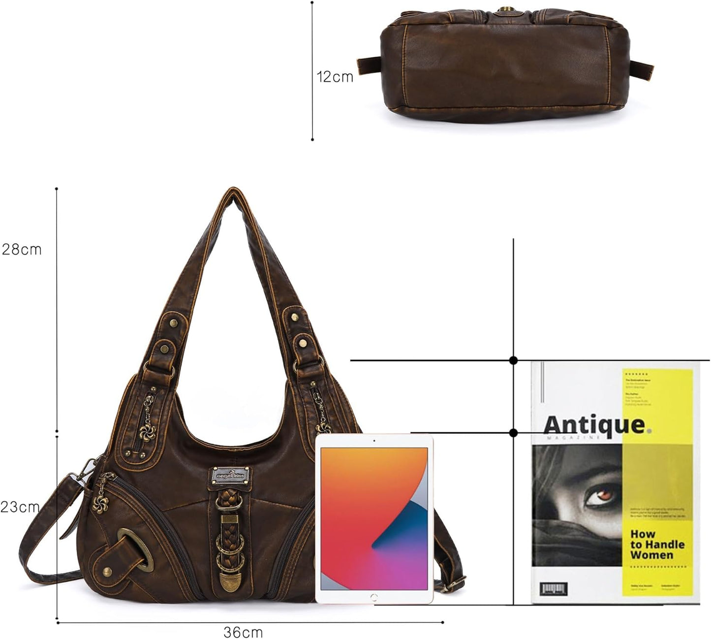 Angelkiss Hobo Purses and handbags for Women Satchel Handbag Women Pur