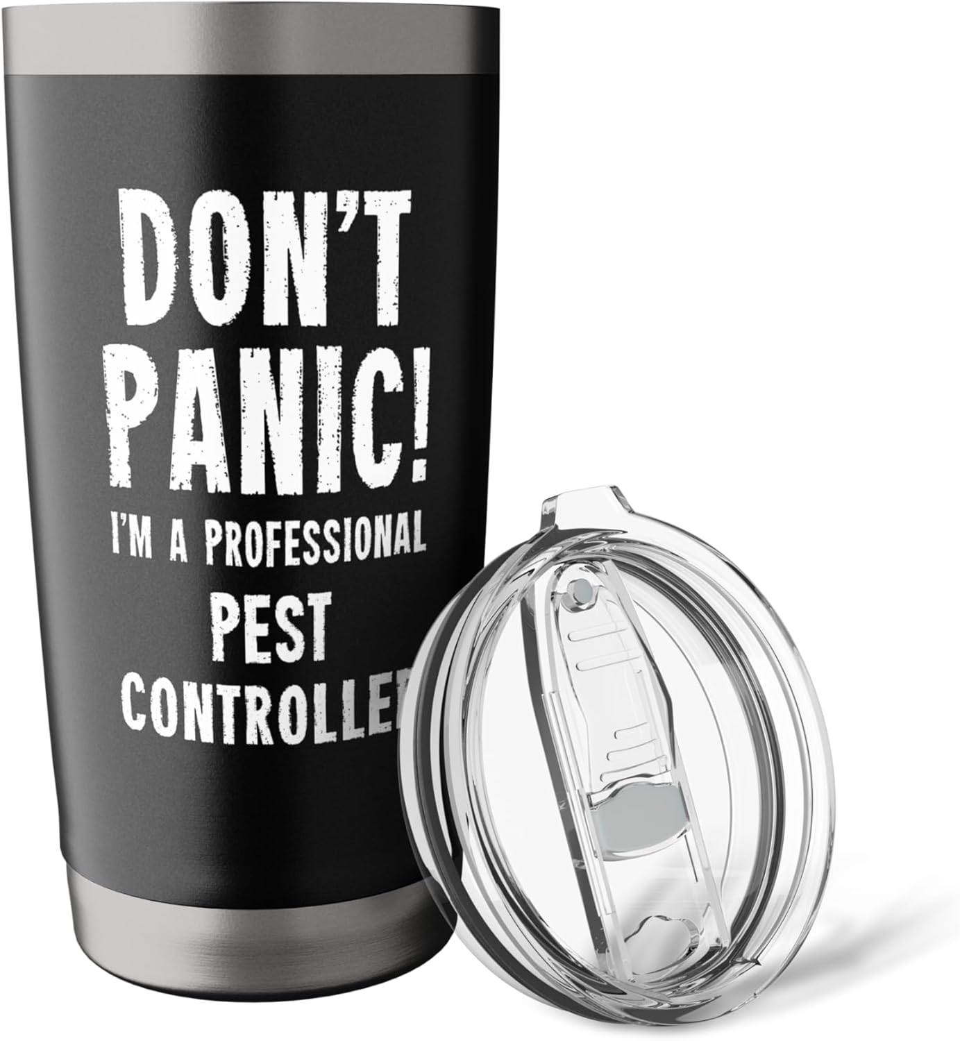 Funny Pest Controller Stainless Steel Insulated Tumbler