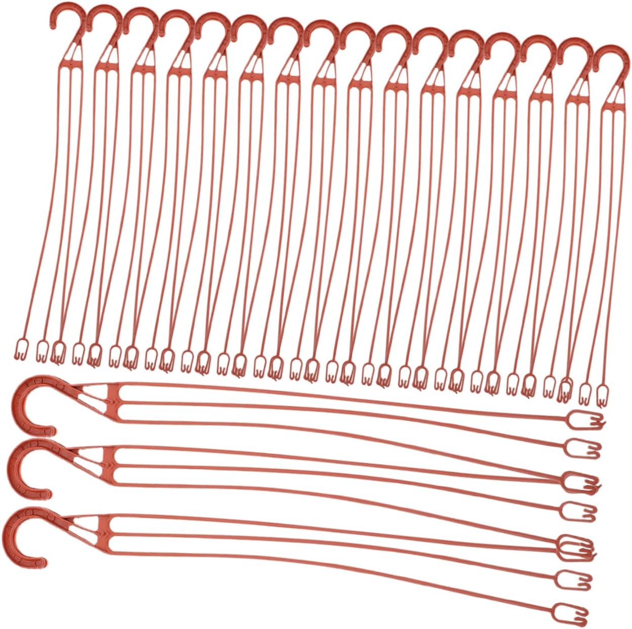 Milisten 30Pcs Durable Plant Hooks for Hanging Flower Pots Versatile S