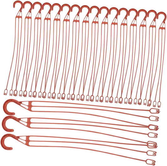 Milisten 30Pcs Durable Plant Hooks for Hanging Flower Pots Versatile S