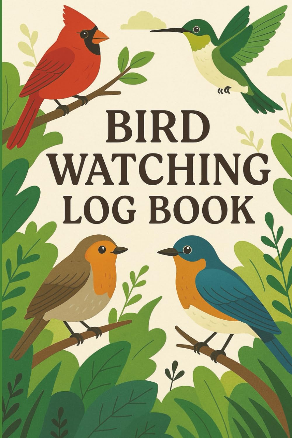 Bird Watching Log Book: Track Your Bird Sightings, Behaviors, Habitats
