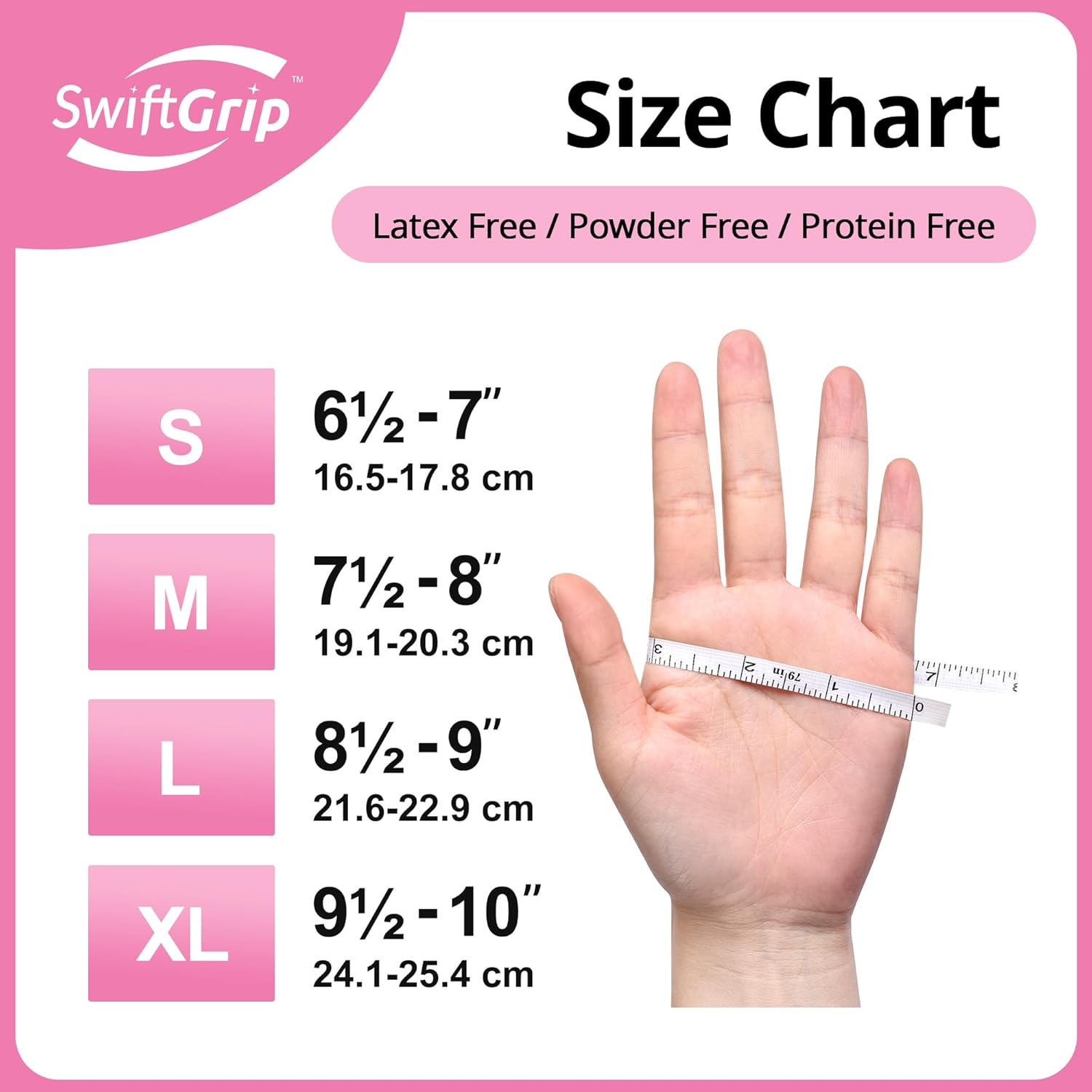 Nitrile Exam Gloves, 4 Mil, Cherry Blossom, Food Safe Gloves Disposabl