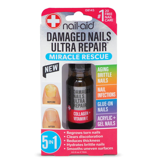 Nail-Aid - 5-in-1 Damaged Nails Multi-Repair for Fingernails or Toenai