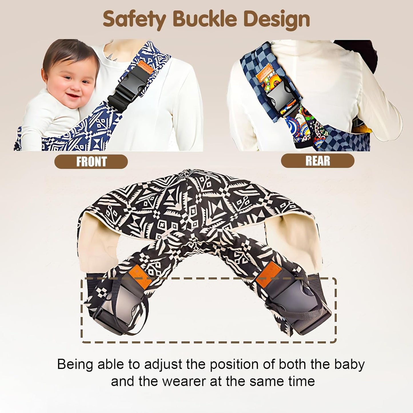 Baby Sling Carrier,Toddler Carrier, 2024 New Baby Carrier Newborn to T