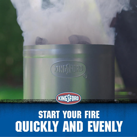 KINGSFORD Heavy Duty Deluxe Charcoal Chimney Starter, Large Capacity Z