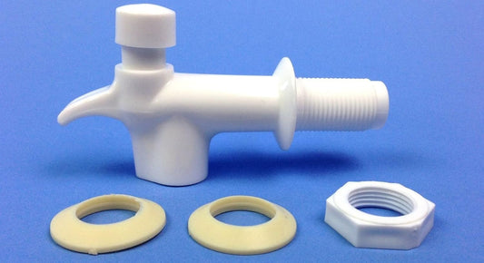 Replacement Water Spigot Faucet Dispenser Reid Valve White Aqua Garden Crock H2O