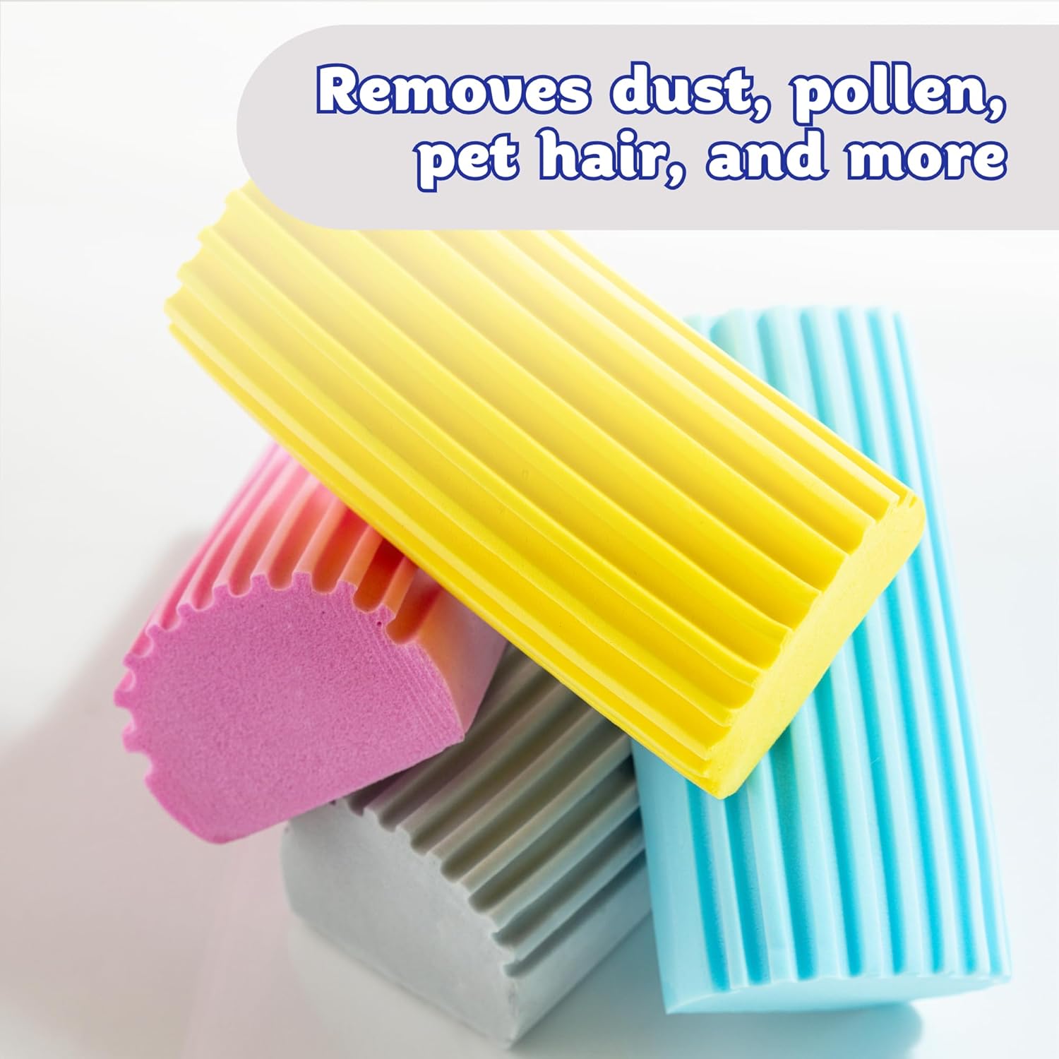 Scrub Daddy Damp Duster, Multipurpose Dusters for Cleaning - Wooden & 