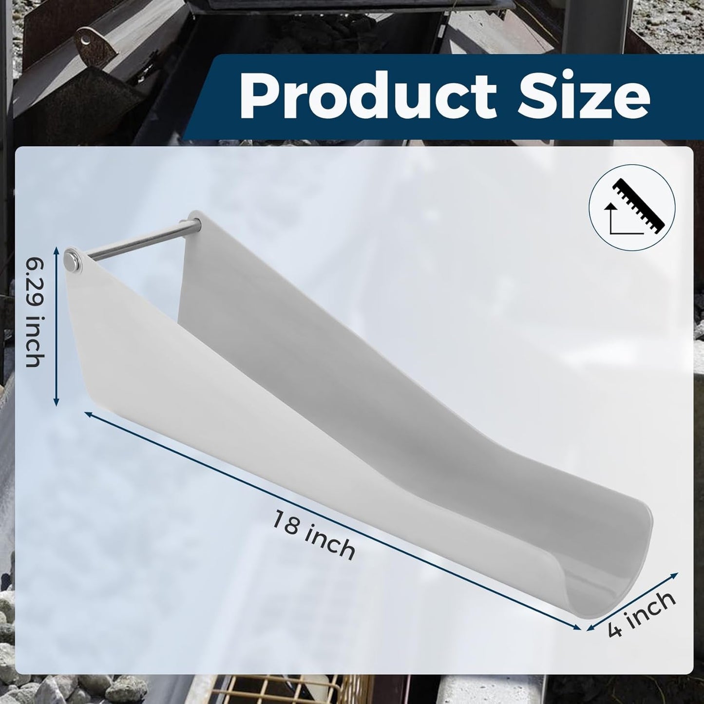 wolfwo MMAC-0133 18 inch Chute Extension,Compatible with mmxr-3221 Cem