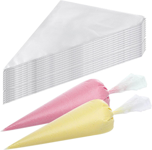 400 Pcs Piping Bags Disposable 12 Inch Anti-Burst Pastry Bags, Tipless Icing Piping Bag for Cake, Cream Frosting and Cookie Decoration Supplies
