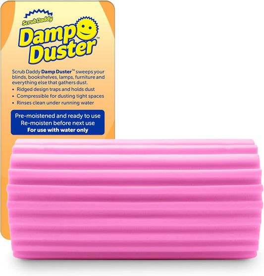 Scrub Daddy Damp Duster, Multipurpose Dusters for Cleaning - Wooden & 