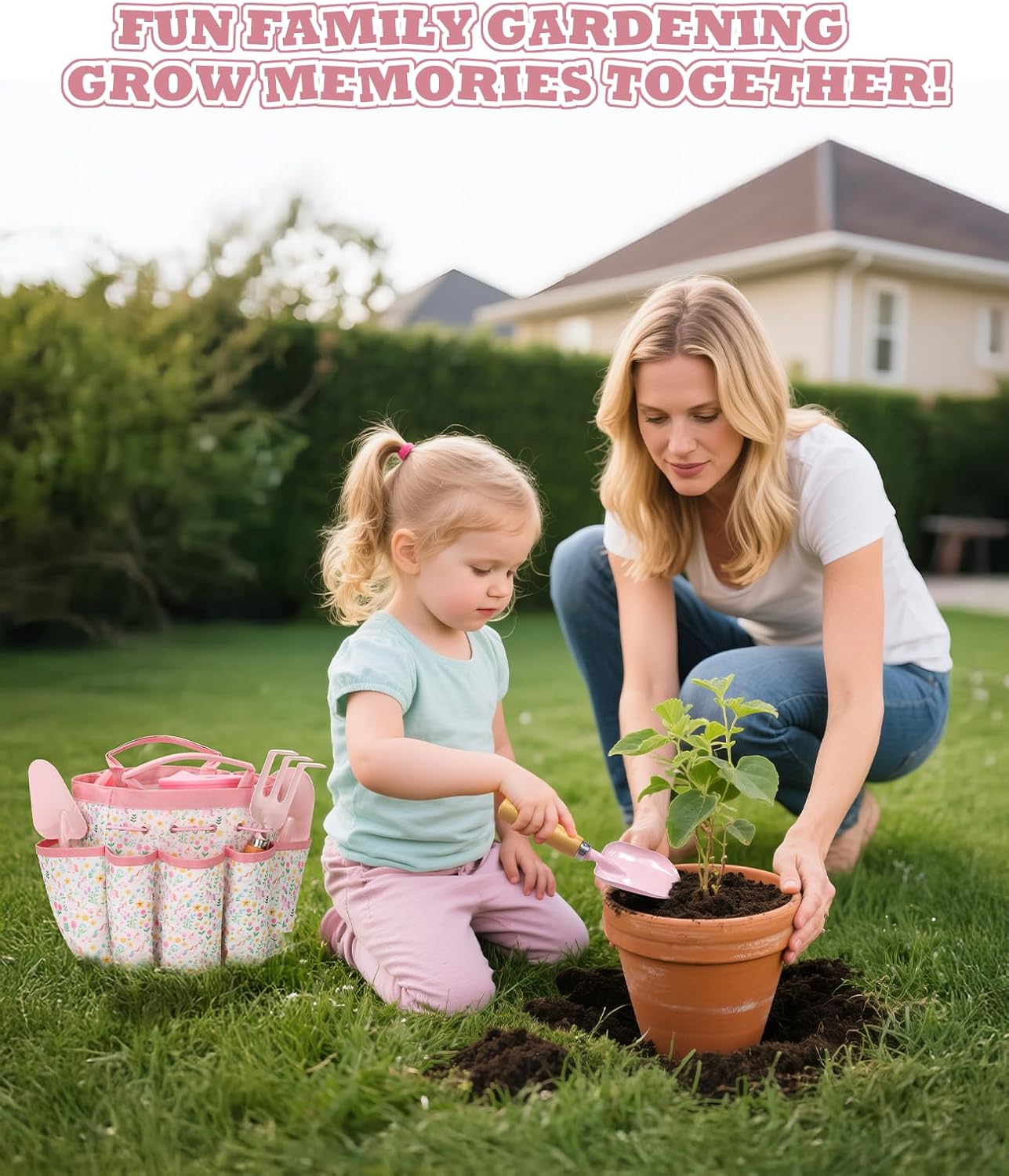 Kids Gardening Set, Gardening Tools Kit for Kids and Toddler, Includes