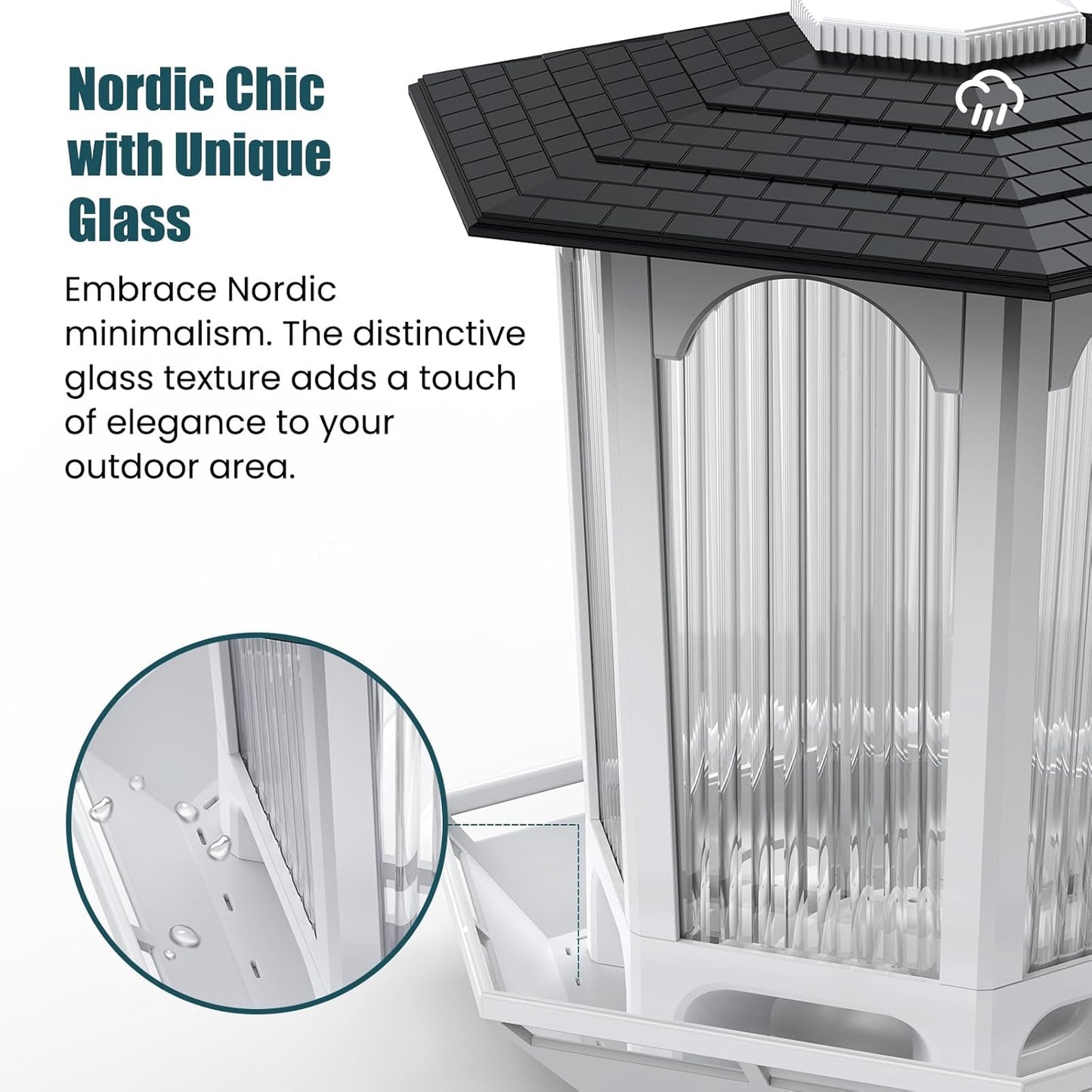 2 Pcs Haning Bird Feeder for Outdoors, Wild Bird Feeders for Outside, Fits for Cardinals, Unique Bird Watching Gift, Standard White, Large Size(2 Pcs)